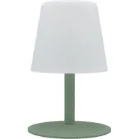 Lumisky Cordless table lamp - - STANDY MINI Olive - H25 cm - Olive green steel base - Warm white and white LED