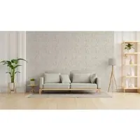 A.S. Création SIERLIJKE BLADEREN BEHANG | Scandinavisch - Beige Crème Grijs Bruin - Hygge III