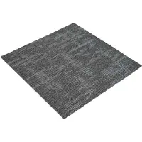 vidaXL Vloertegel Houtskoolgrijs 50 x 50 cm 4 pcs PP en Bitumen