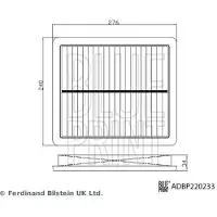 Blue Print ADBP220233 Luchtfilter