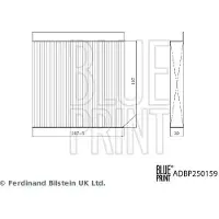 Blue Print ADBP250159 Interieurfilter