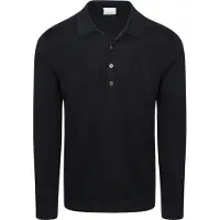 Profuomo Polo lange mouw Blauw PPXJ10021/A