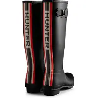 Hunter Regenlaarsjes Unisex Zwart Rubber Maat 40-41