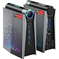 AceMagic S3A Mini Gaming PC - Ryzen 7 H255 - 16GB LPDDR5 512B NVMe SSD - AMD Radeon 780M - WiFi6 - BT5.2 - Windows 11 Pro