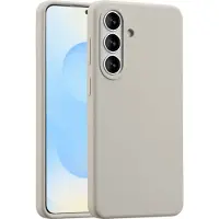 Accezz Liquid Silicone Backcover met MagSafe voor de Samsung Galaxy S26 Plus - Stone