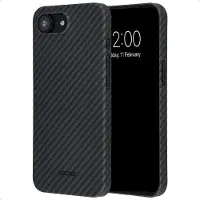 Accezz MagSafe Kevlar Backcover voor de Apple iPhone 17e / 16e - Zwart