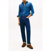 Tommy Hilfiger Western Shirt Noah Noah Indigo Size: M | Casual Shirts Outlet | Heren | Blauw