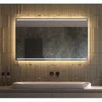 Schaere - Badkamerspiegel - LED Verlichting - Spiegel Verwarming - Touch Sensor - Dimfunctie - 120x70 cm