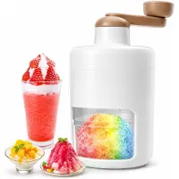 BOTC Slushy Maker - Ice Crusher - Ice Shaver - Ijsvergruizer - Schaafijs Maker - Handmatig - Wit