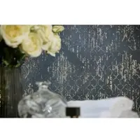 A.S. Création OOSTERS BEHANG | Ornamenten - blauw zilver - Metropolitan Stories Hot Spots