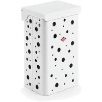 Wesco Wasmand Single met Inzet | 32 Liter | Metaal - Mat wit | Waskorf