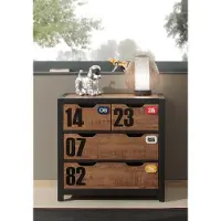Vipack Commode 3 tiroirs Alex