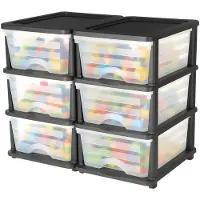 Vevor Ladewagen Ladekast met 3 Laden (2-pack)