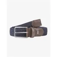 Brax Riem donkerblauw, Effen