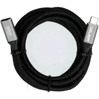 YANEC USB-C laad- en datakabel verlengkabel 2m nylon (100W)