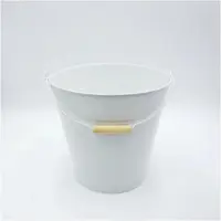 UNUS Emmer metalen diameter 29 cm wit