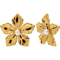 Lucardi Oorbellen 'Statement' goud
