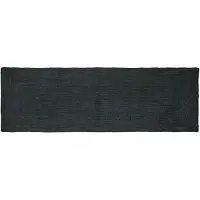 vidaXL Vloerkleden Rechthoekig Donkergrijs 80 x 250 cm Jute