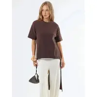 Busem Overized Crew Neck Tuniek met Splits