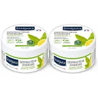 STARWAX Geurverdrijver Verveine Citron 300 g - Set van 2 Stuks - Natuurlijke Luchtverfrisser Geurneutralisator - 8 Weken Werking tot 30 m² - 98% Natuurlijke Oorsprong - Made in France