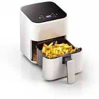 TIM. Miniairfryer-Airfryer-Airfryerklein-Wit-26cmx22cmx28cm