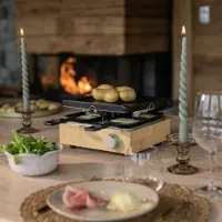 TIM. TIM Gourmetstel 4 personen - Gourmetstellen - Gourmet - Zwart -‎ 26cm x 25cm x 15cm