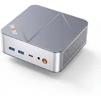 Ninkear M8 Mini PC - AMD Ryzen 7 8745HS - Mini Desktop Computer met Dual 2.5G LAN - Compact en Krachtig - Windows & Ubuntu - Grijs
