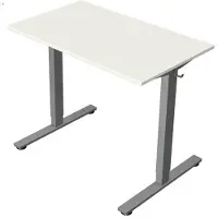Kerkmann Zit-sta bureau Move New Base – Elektrisch bureau – 100 x 60 cm – Wit