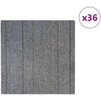vidaXL Vloertegel Lichtgrijs met Strepen 50 x 50 cm 36 pcs