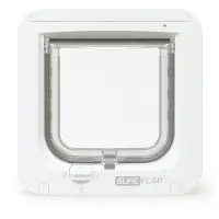 Sureflap Mikrochip Cat door Huisdierluik Wit 1 stuk(s)