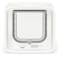 Noname Flap Dualscan Microchip Kattenluik Wit 20 x 20 x 7 cm