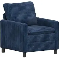 vidaXL Bank Marineblauw 76 x 81 x 87,5 cm Polyester