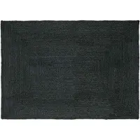 vidaXL Gebied Tapijt Donkergrijs 200 x 290 cm Jute
