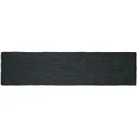 vidaXL Gebied Tapijt Donkergrijs 60 x 250 cm Jute