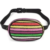 StyleBREAKER Heuptas Dames Zigzag Patroon - Kleurrijk & Praktisch
