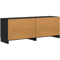 vidaXL Opbergkast voor loftbed 2 st Zwart eiken 66 x 35 x 48 cm