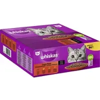 Whiskas Katten Natvoer Classic Selection in Saus, Adult 1+ Multipack (80x85 g), 6,8 kg