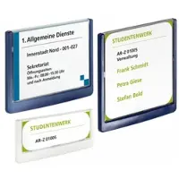 Durable Deur-/infobord | B149xH148,5mm | controlevenster plexiglas | achterdeel ABS blauw | 1 stuk - 486207 486207