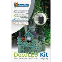 Superfish Aquarium Decoratie LED Kasteel 10 X 10 X 14,3 Cm