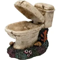 Superfish Aquarium Decoratie Toilet 6 X 9,5 X 8,5 Cm