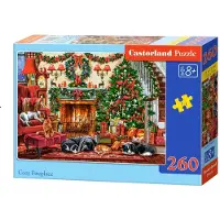 Castorland Puzzel 260 Stukjes - Gezellige Haard
