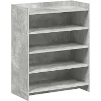 vidaXL Schoenenkast Betongrijs 73,5 x 36 x 92 cm Bewerkt hout