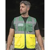 Korntex KX802 Executive Multifunctional Safety Vest Berlin - Roze
