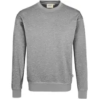 Hakro 475 Comfort Fit Sweatshirt ronde hals grijs, Effen