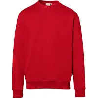Hakro 471 Comfort Fit Sweatshirt ronde hals wijnrood, Effen