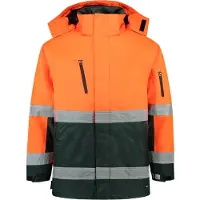 Tricorp 403004 Parka ISO20471 Fluor Oranje-Marineblauw maat XS heren