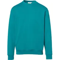Hakro 471 Comfort Fit Sweatshirt ronde hals donkergroen, Effen