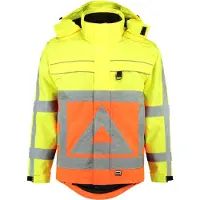 Tricorp 403001 Parka Verkeersregelaar Fluor Oranje-Geel maat XS heren