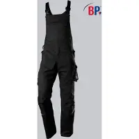 Bp 1979-570-0032 Lichte Tuinbroek met kniezakken - Zwart