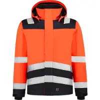 Tricorp 403023 Midi Parka High Vis Bicolor Fluor Geel/Blauw maat XXL uniseks